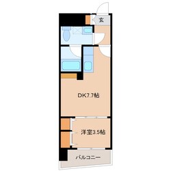 ダイアリー二日市駅前の物件間取画像